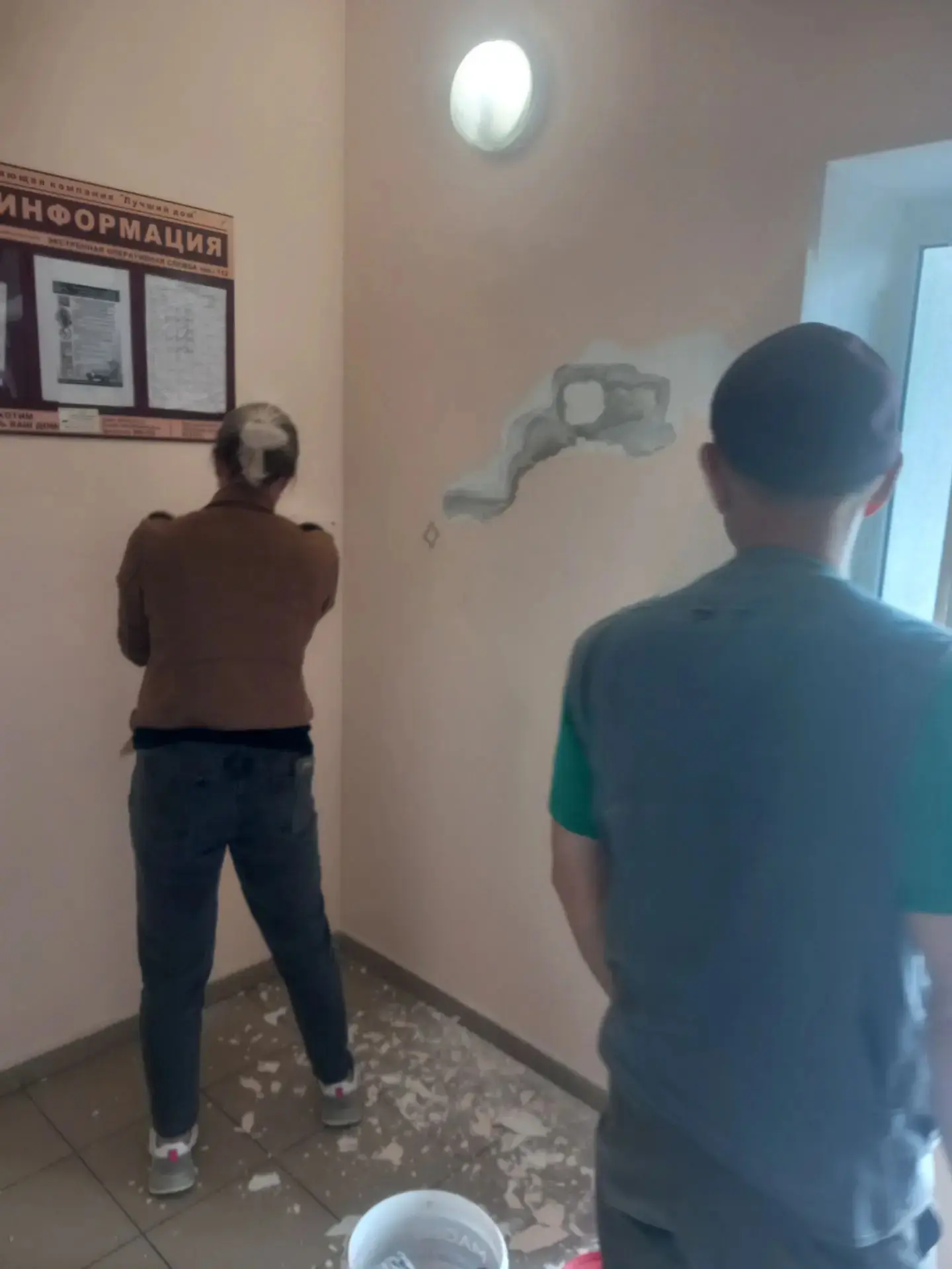 🏢г. Калининград, ул. Балашовская, 2, п. 2 
✅ремонтные  работы входной группы