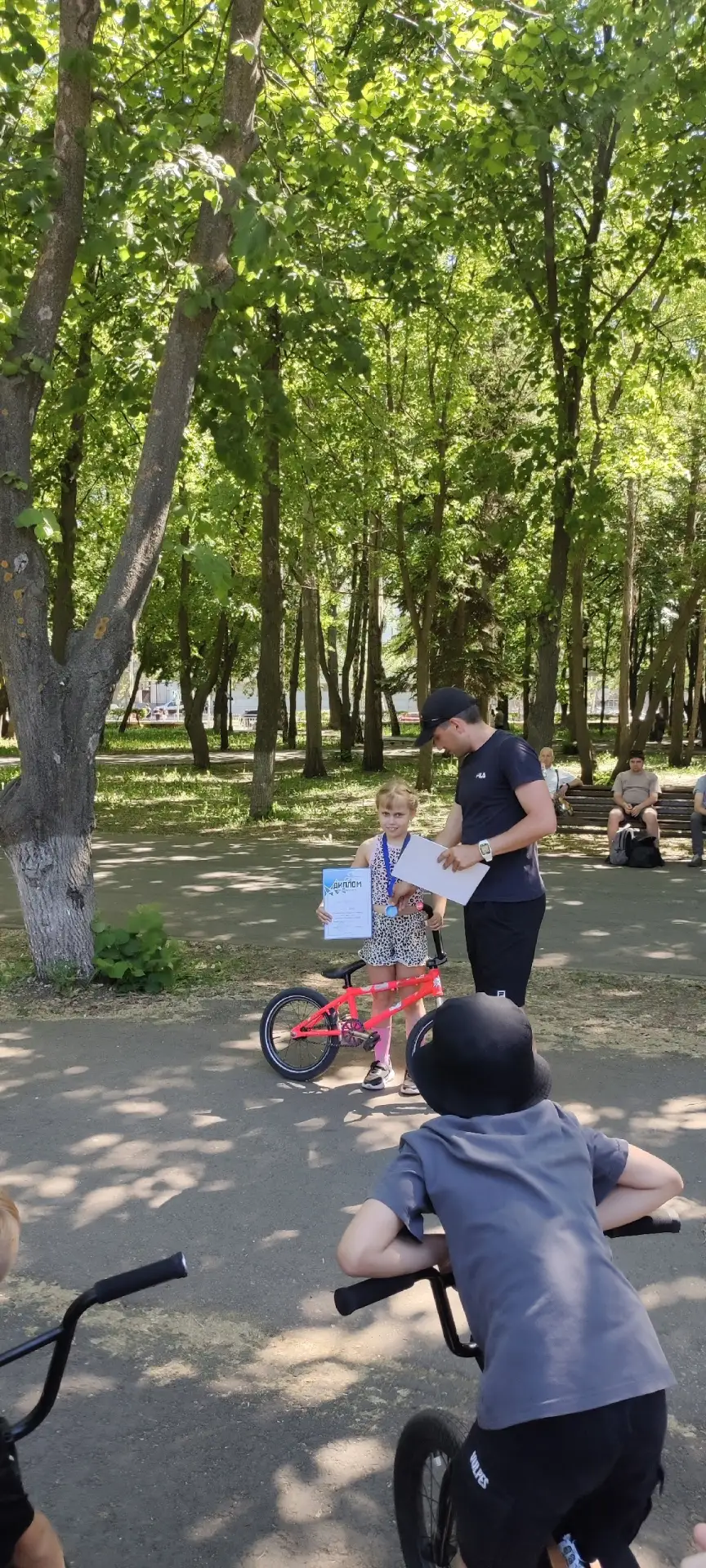 24.05.2026 г.Ученица 1"Д" класса Ускова Кристина на Первенстве Самарской области по велосипедному сп