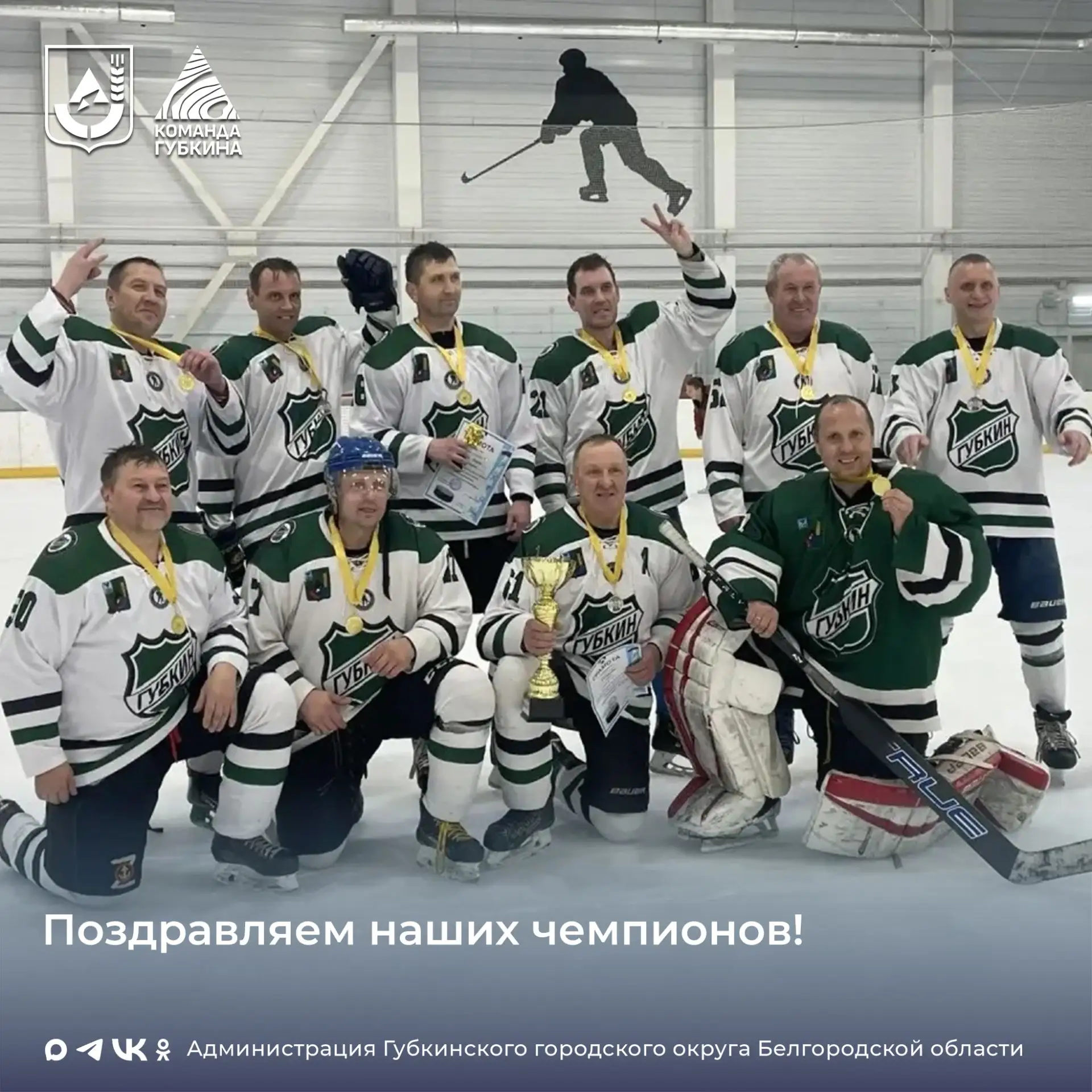 Состоялся открытый турнир по хоккею с шайбой ⁣ 🏒В посёлке Чернянка прошел традиционный открытый турн