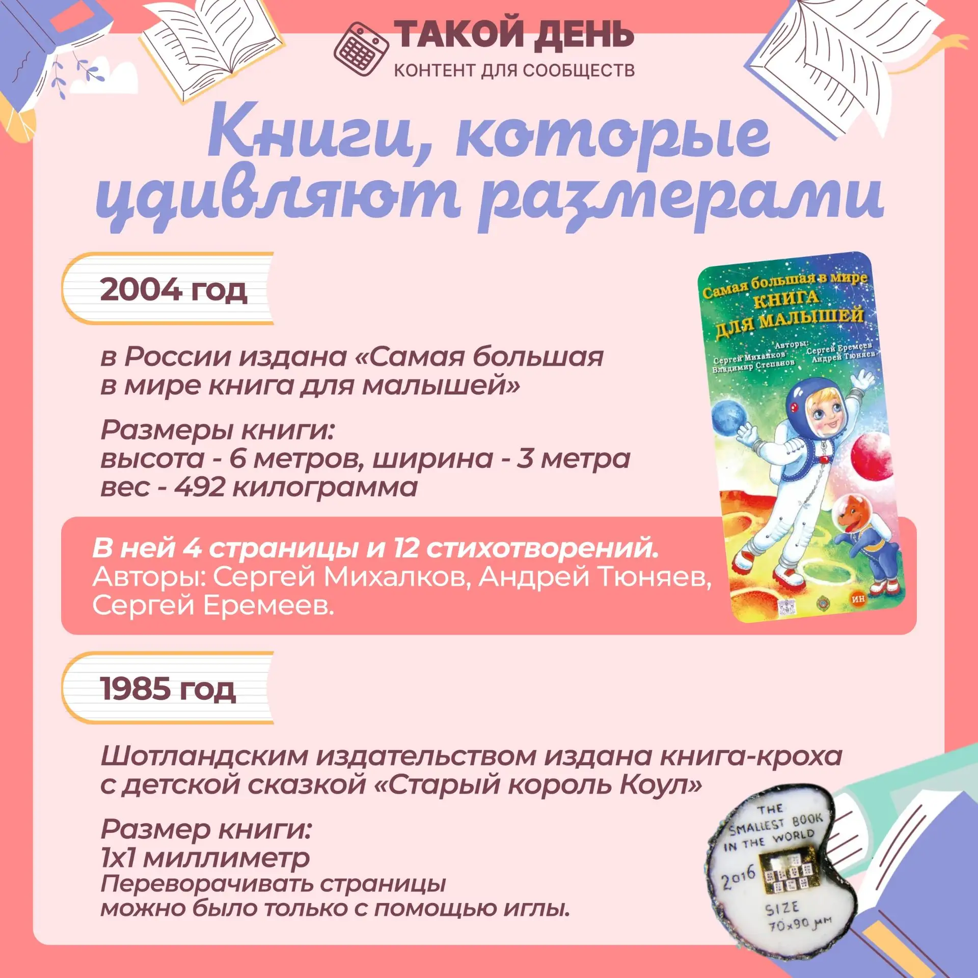 📝 Событие - 2 апреля - Международный день детской книги
