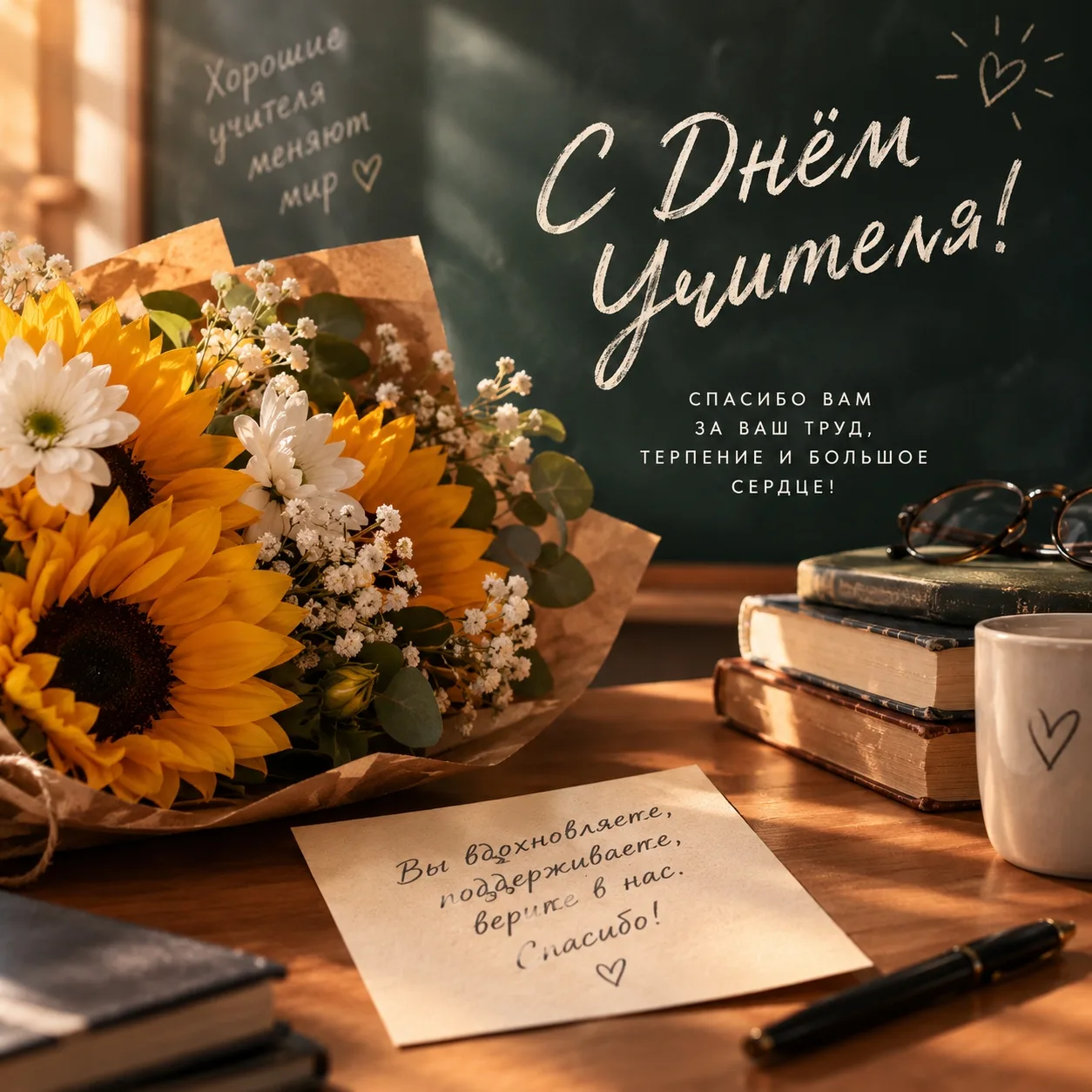 С Днём учителя! 🌷📚