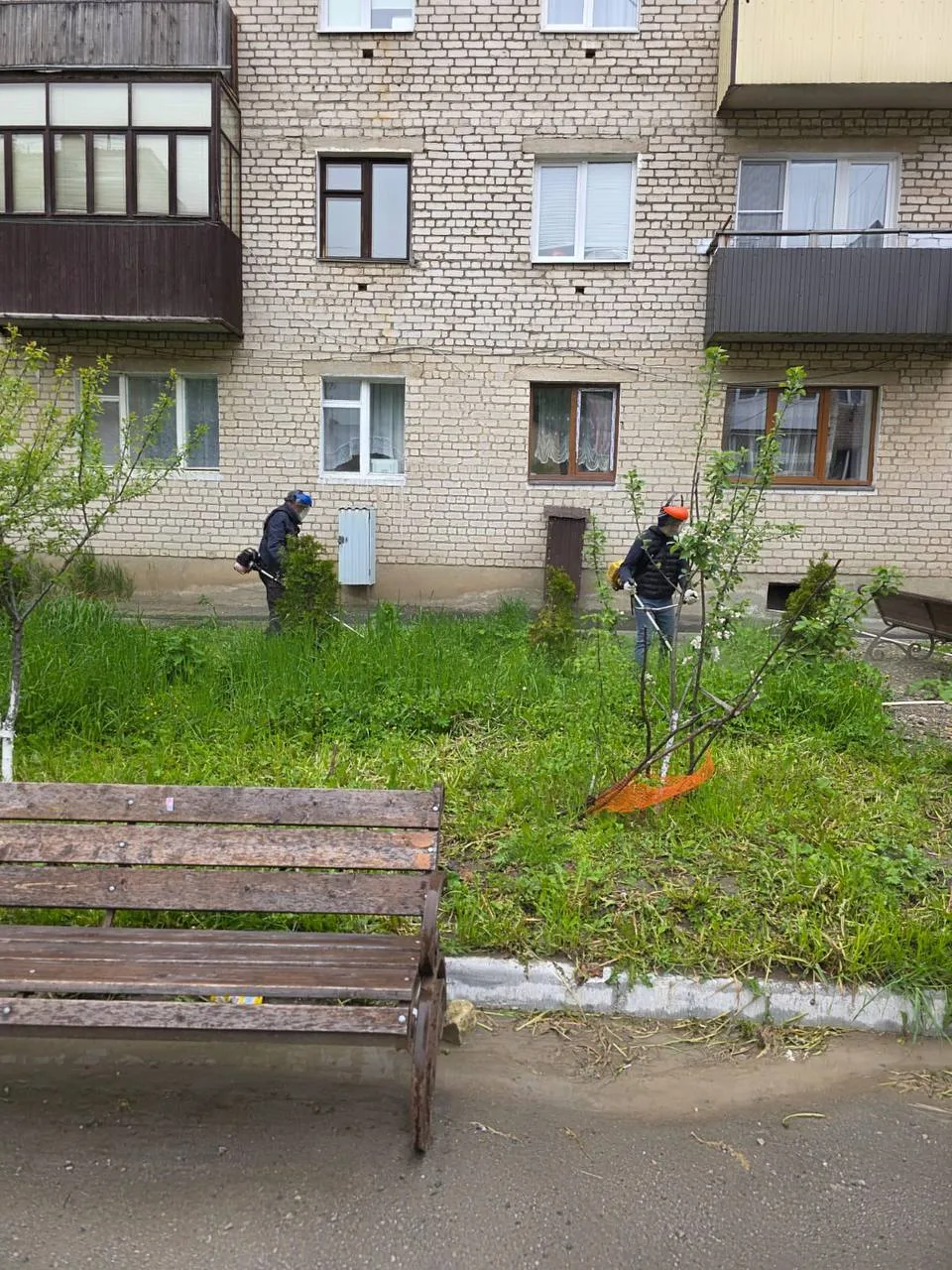По поручению Главы курортного поселка Домбай на территории поселка продолжаются работы ...
