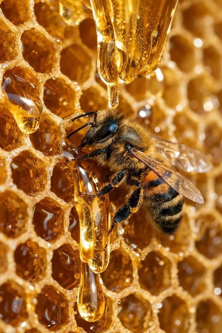 Пчёлы 🐝— главные опылители растений. 🌼