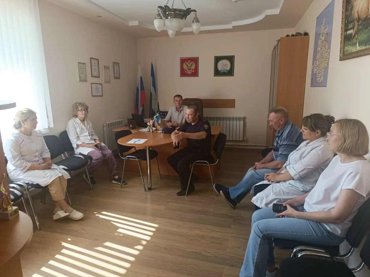 ✅ С сотрудниками Чишминской райветстанции состоялась профилактическая беседа о современных схемах те