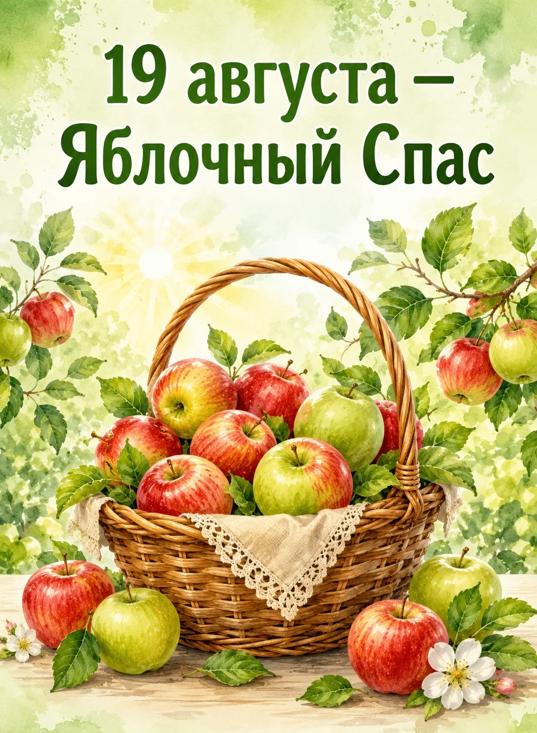 🍎🍎🍎 Яблочный Спас — второй из трёх августовских Спасов, один из самых светлых и люби...