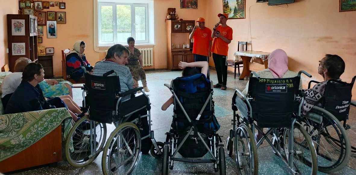 📣📣📣В стационарных учреждениях соцобслуживания области активно развивается внутреннее волонтёрство
