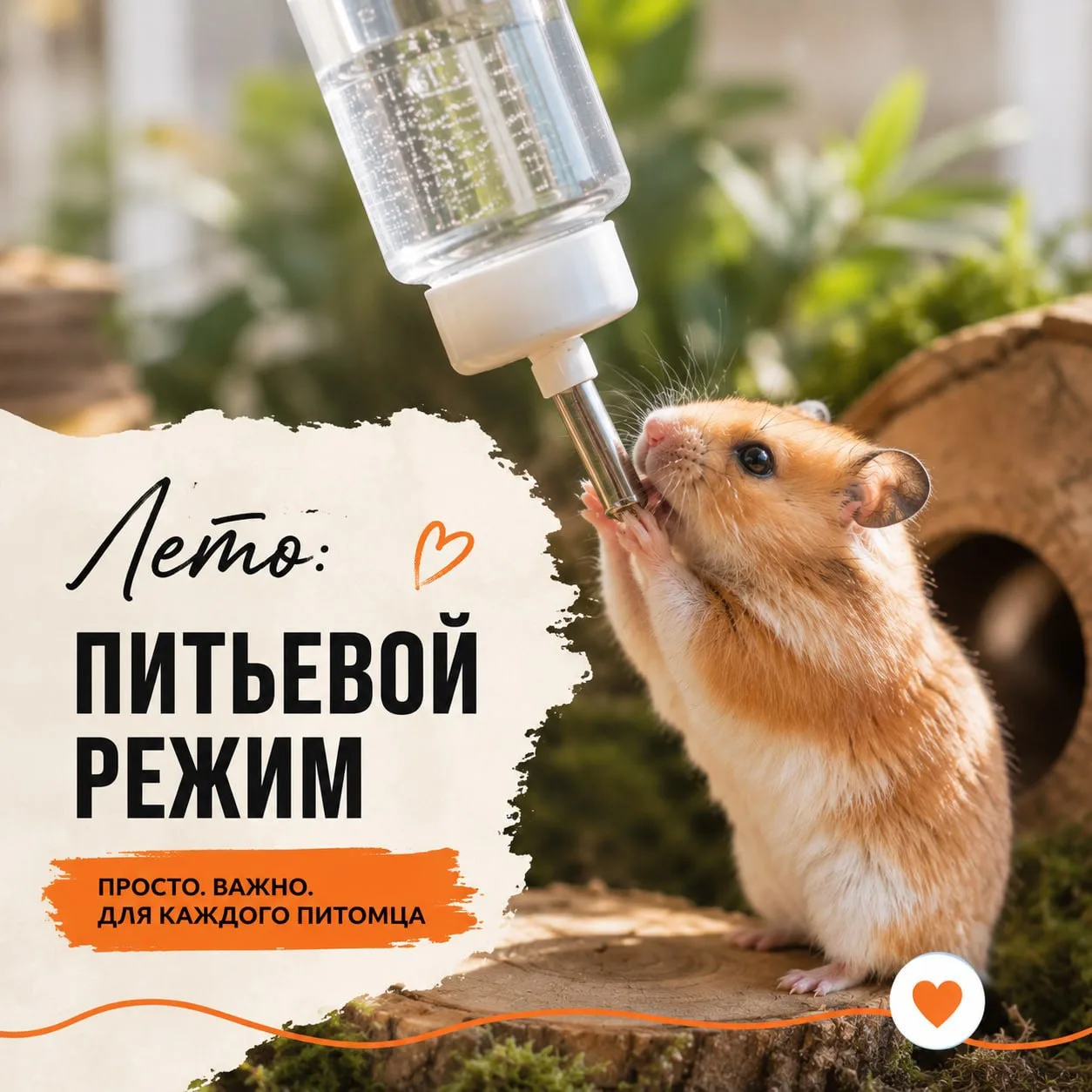 💧 Питьевой режим для питомцев летом: даже если не жарко, вода — это важно