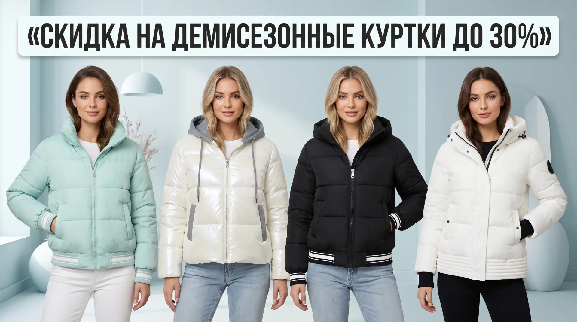 ✨Скидка на демисезонные куртки до 30%✨