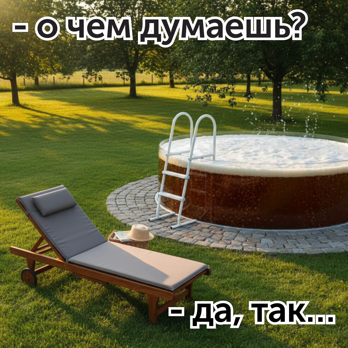 Летний привет от Food.ru! 🧡

Коллективно решили,  что если и выбирать бассейн, то только квасовый ⛱