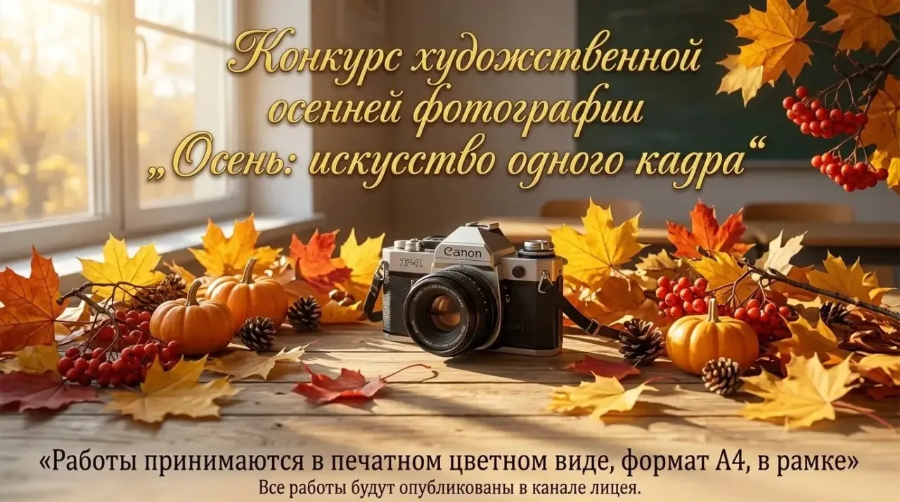 📸 КОНКУРС ФОТО «ОСЕНЬ: ИСКУССТВО ОДНОГО КАДРА». ПОЙМАЙ МОМЕНТ! 🍂