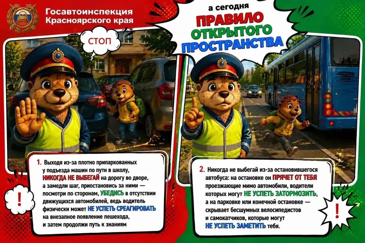 А вот и третье правило от Инспектора Суслина: «Правило открытого пространства»