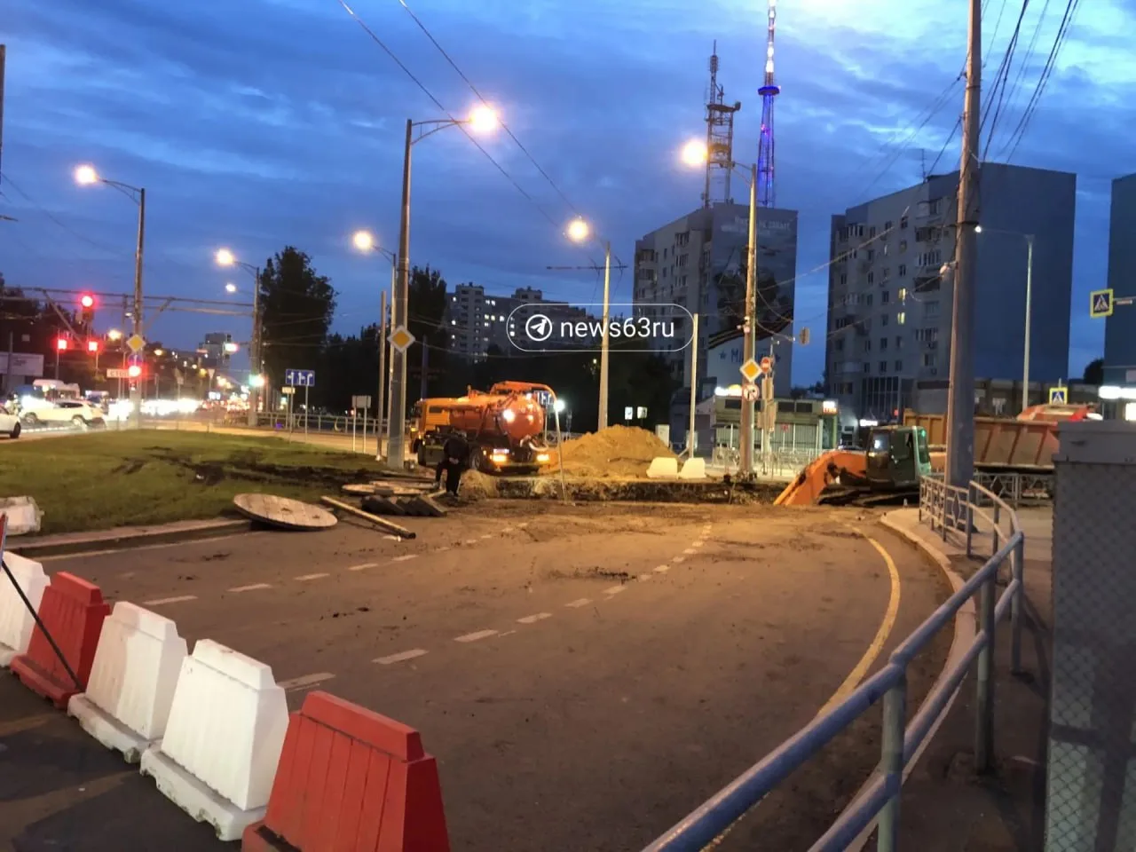 ❗️Перекрытие на кольце XXII Партсъезда и Московского шоссе