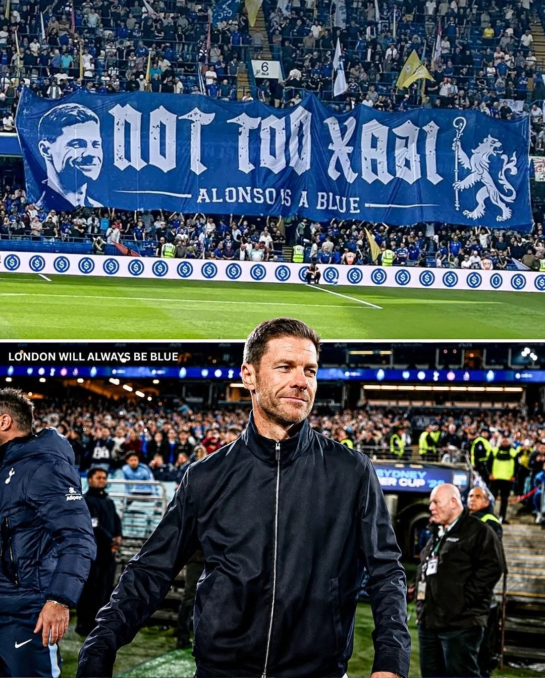 «Not too Xabi – Alonso is a Blue».💙