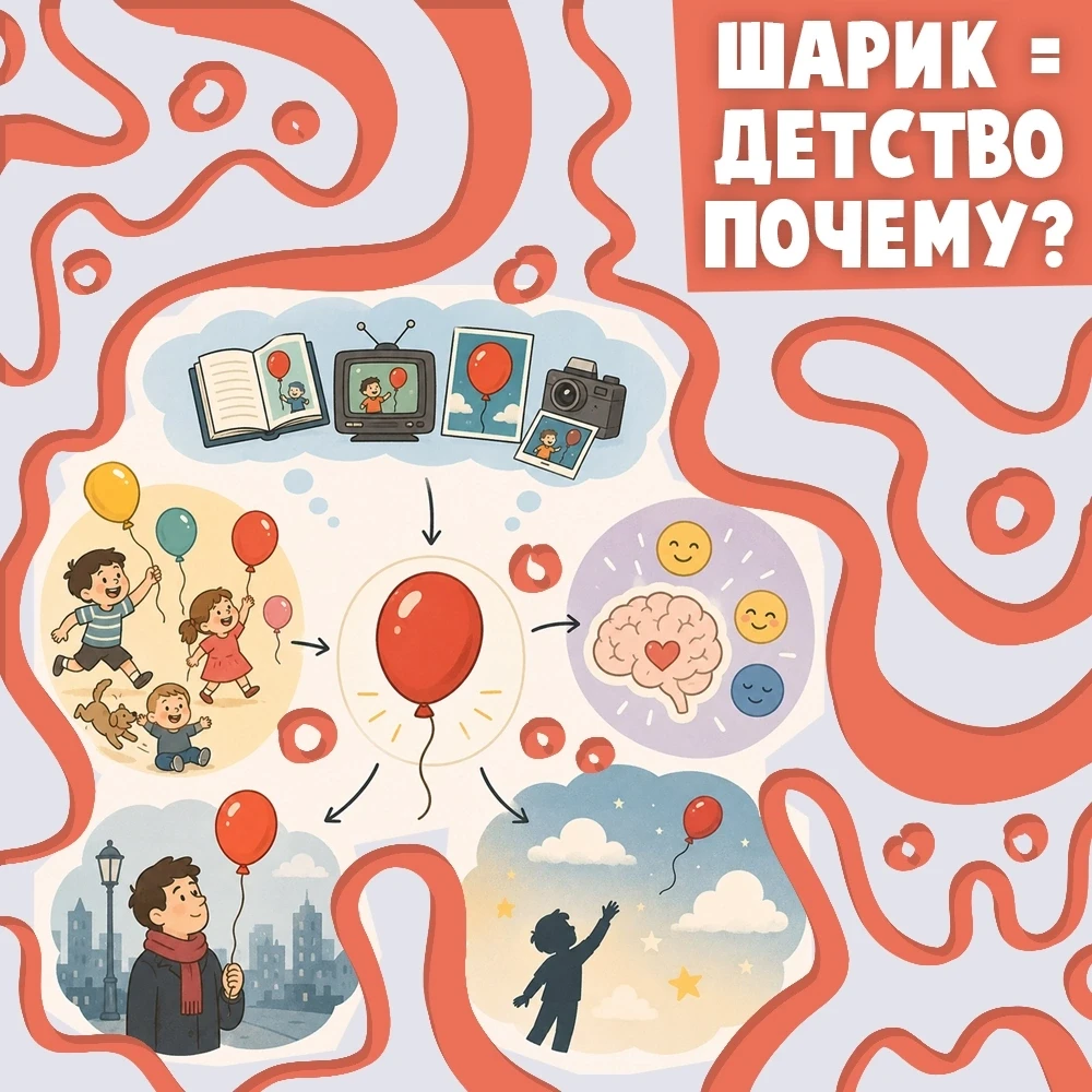 🎈 Почему шарик = детство.

Странная штука: человек вырос в семье, где праздники не особо отмечали. 