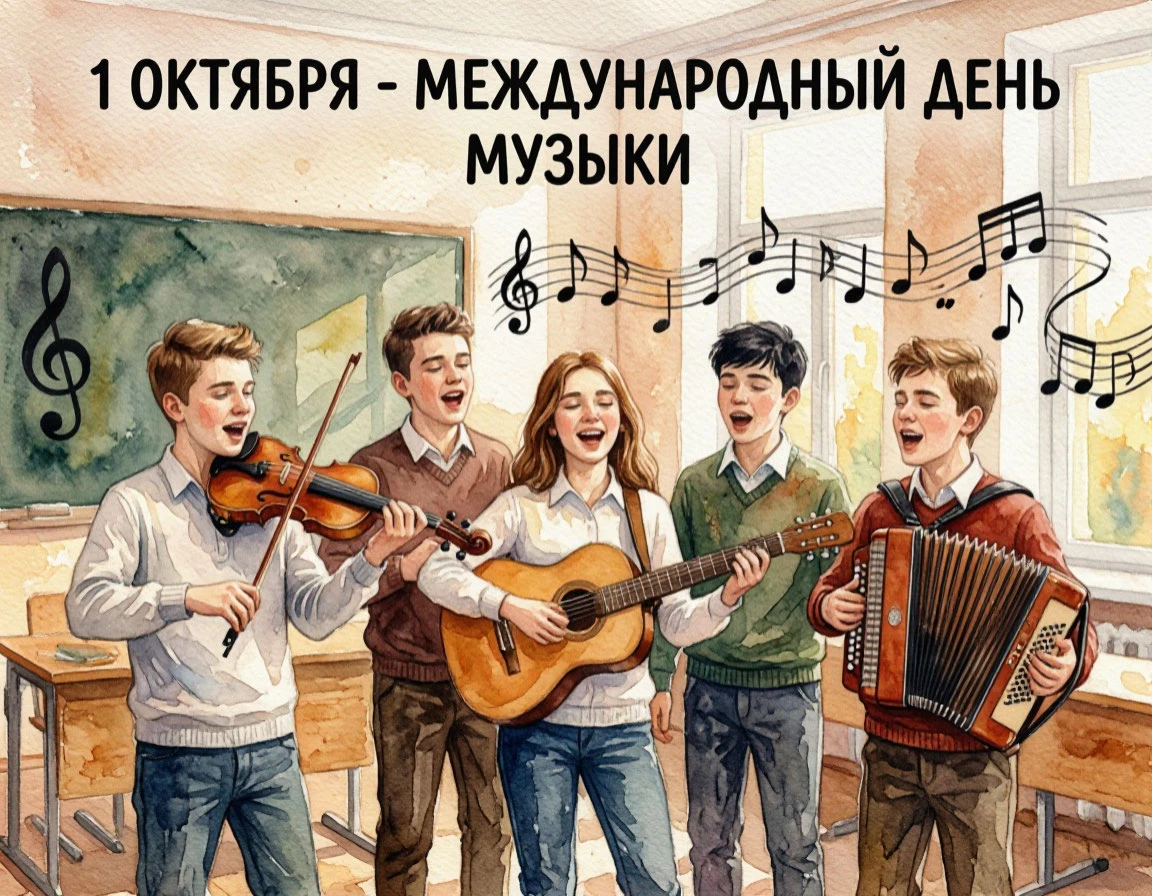 🎶 1 октября - Международный день музыки!