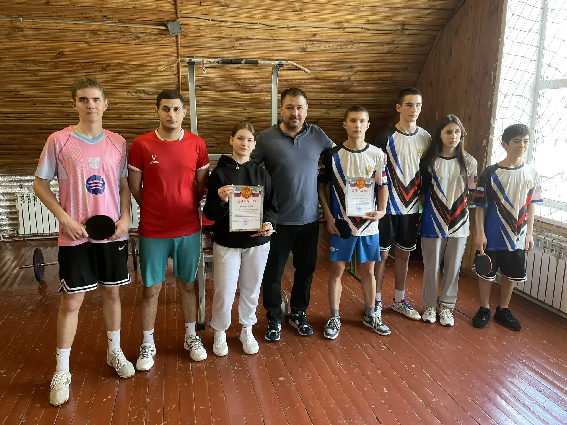 Черемисиновская школа - победитель районной спартакиады по настольному теннису.