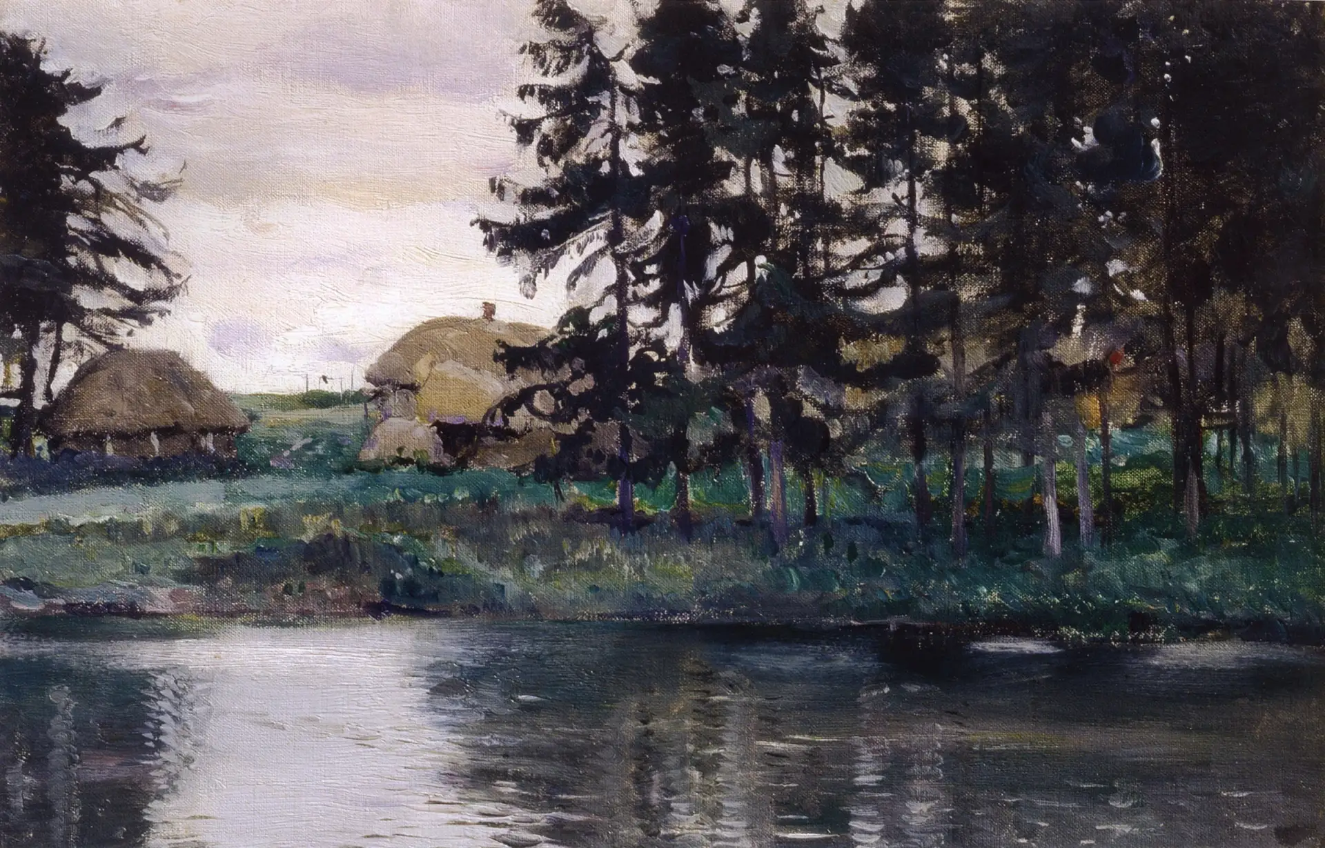 "Пруд в Ясной Поляне", 1907 г.