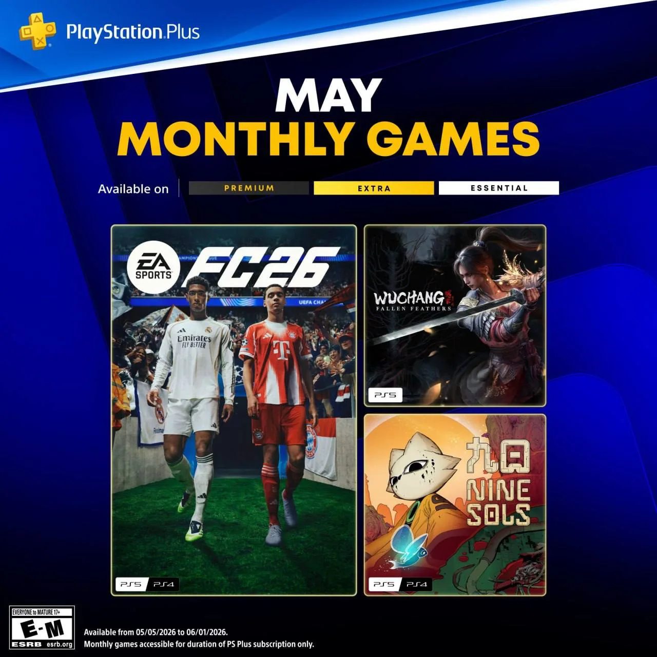 🚨Последний день раздачи майского PS Plus

⬇️Можно забрать:
•Wuchang: Fallen Feathers
•Nine Sols

🔥