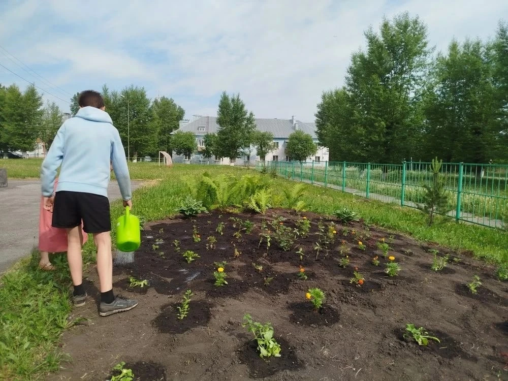 Сегодня у нас в школьном трудовом лагере - день настоящих дел! 🌿💪

Утро началось с полива. Те самы