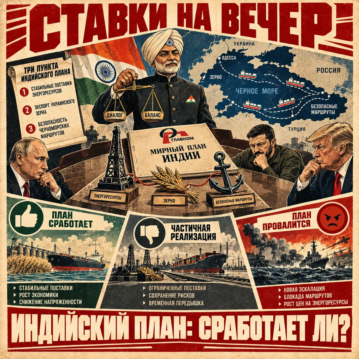 🎲 Индийский мирный план: согласуют перемирие, останется декларацией или эскалация?