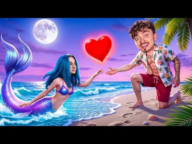 Запрещенная любовь с русалкой в Майнкрафт! 🧜‍♀️