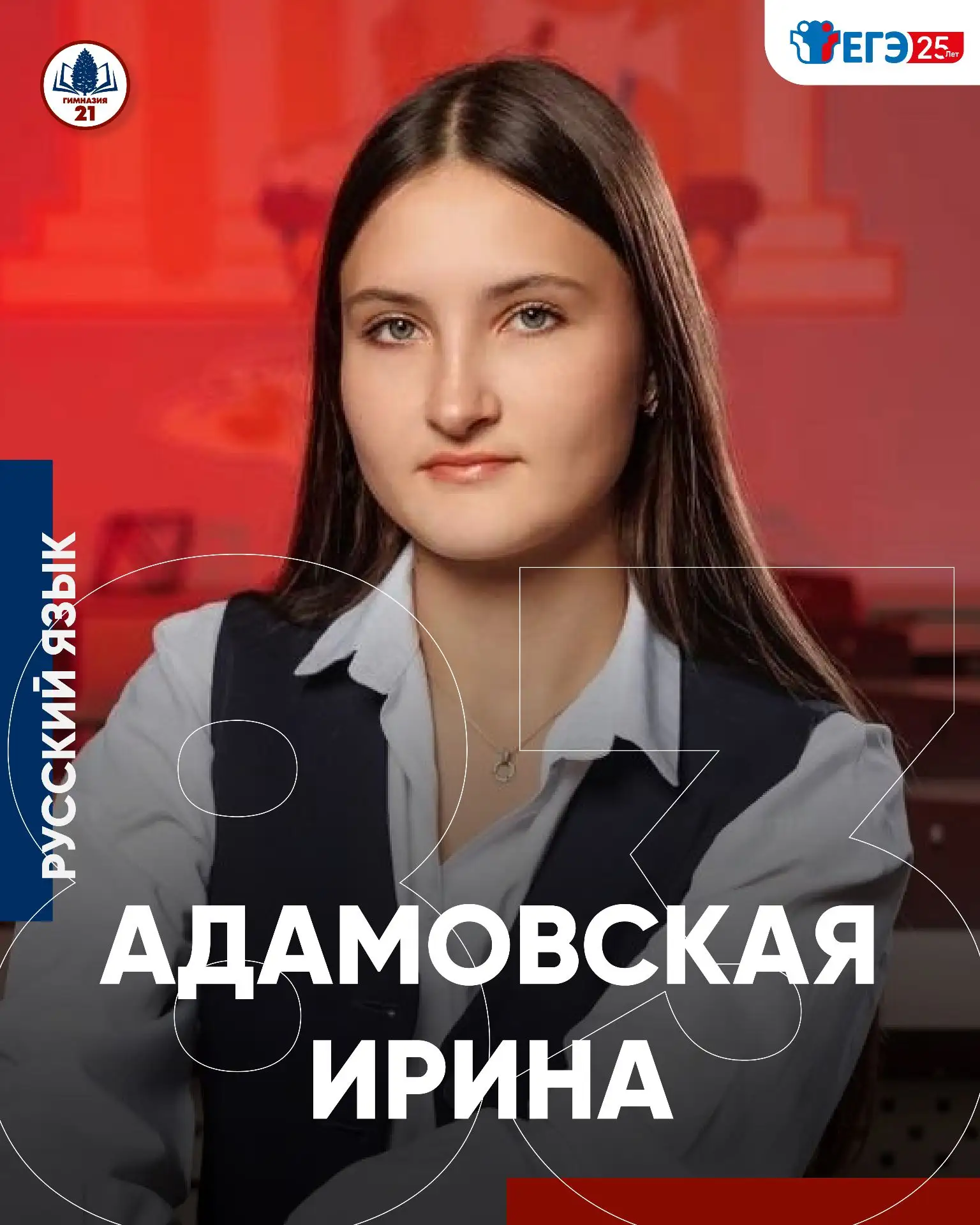 📝 Гимназисты 11Б класса Адамовская Ирина (83), Бартенева Виктория (81), Бутченко Арсений (81), Каур