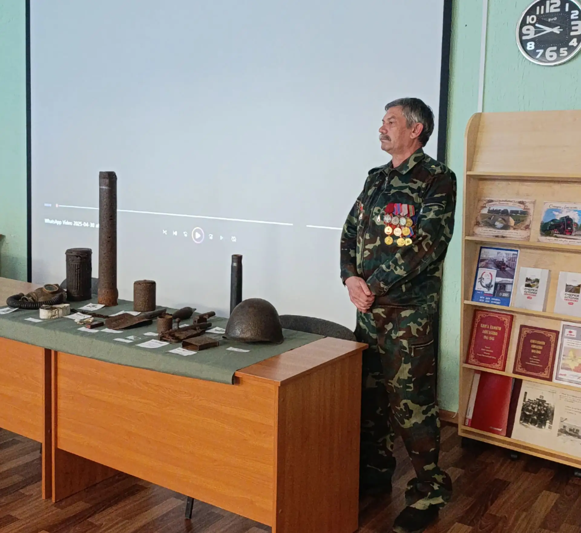 ⚔️В День памяти и скорби в музее посёлка Лянгасово прошла интереснейшая встреча ребят пришкольного л