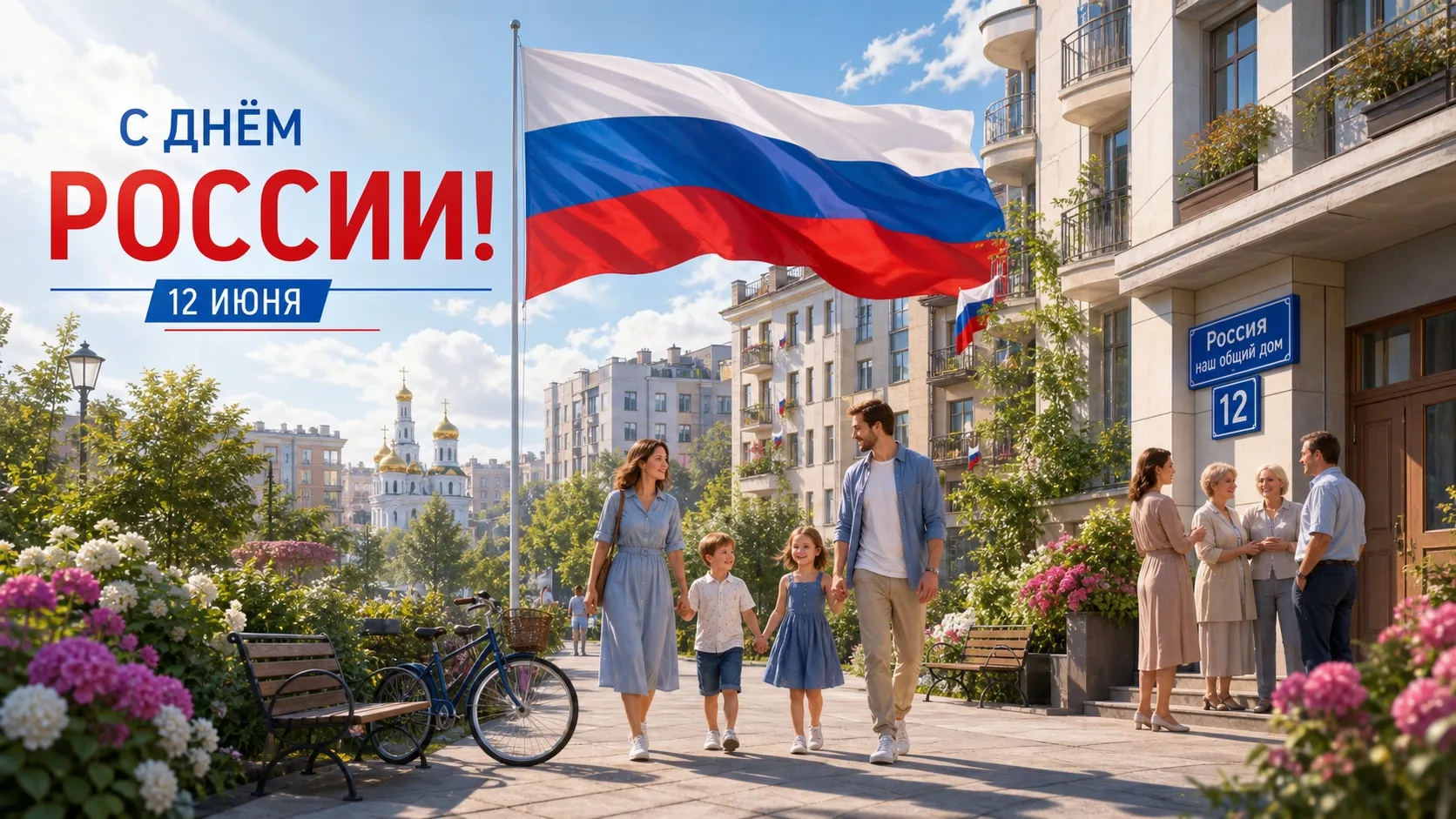 Поздравляем вас с Днём России!