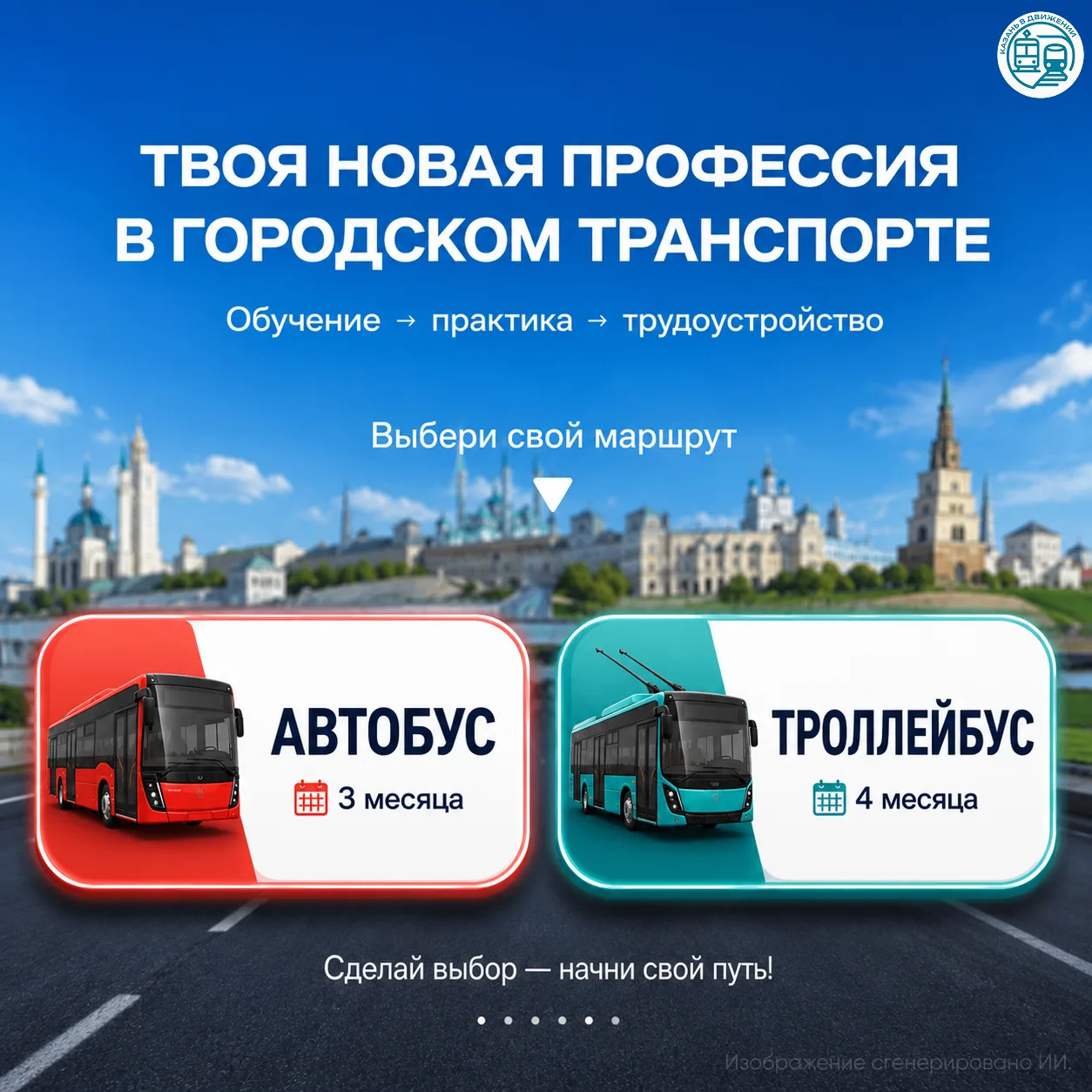 Хотите работать в городском транспорте? Приглашаем на обучение