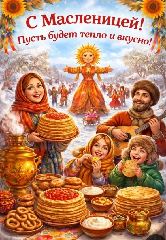 С НАЧАЛОМ МАСЛЕНИЧНОЙ НЕДЕЛИ!