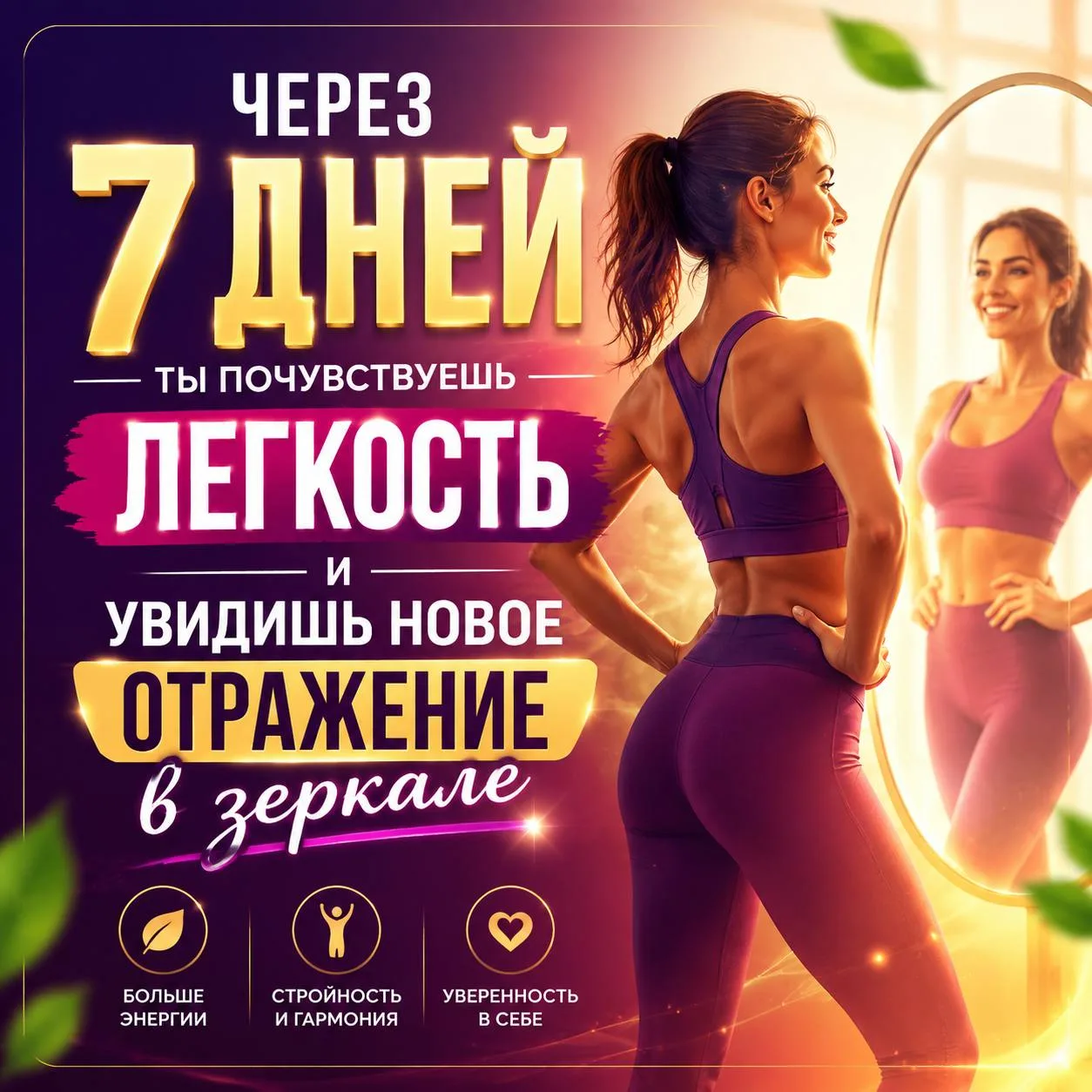 КАК ЗА 7 ДНЕЙ ИЗМЕНИТЬ ТЕЛО И ОТНОШЕНИЕ К ЕДЕ