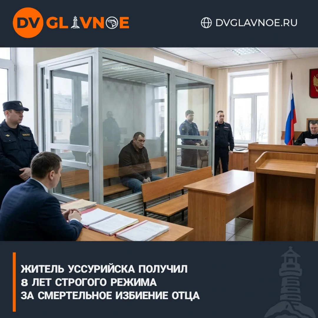 Житель Уссурийска сядет на 8 лет за убийство отца