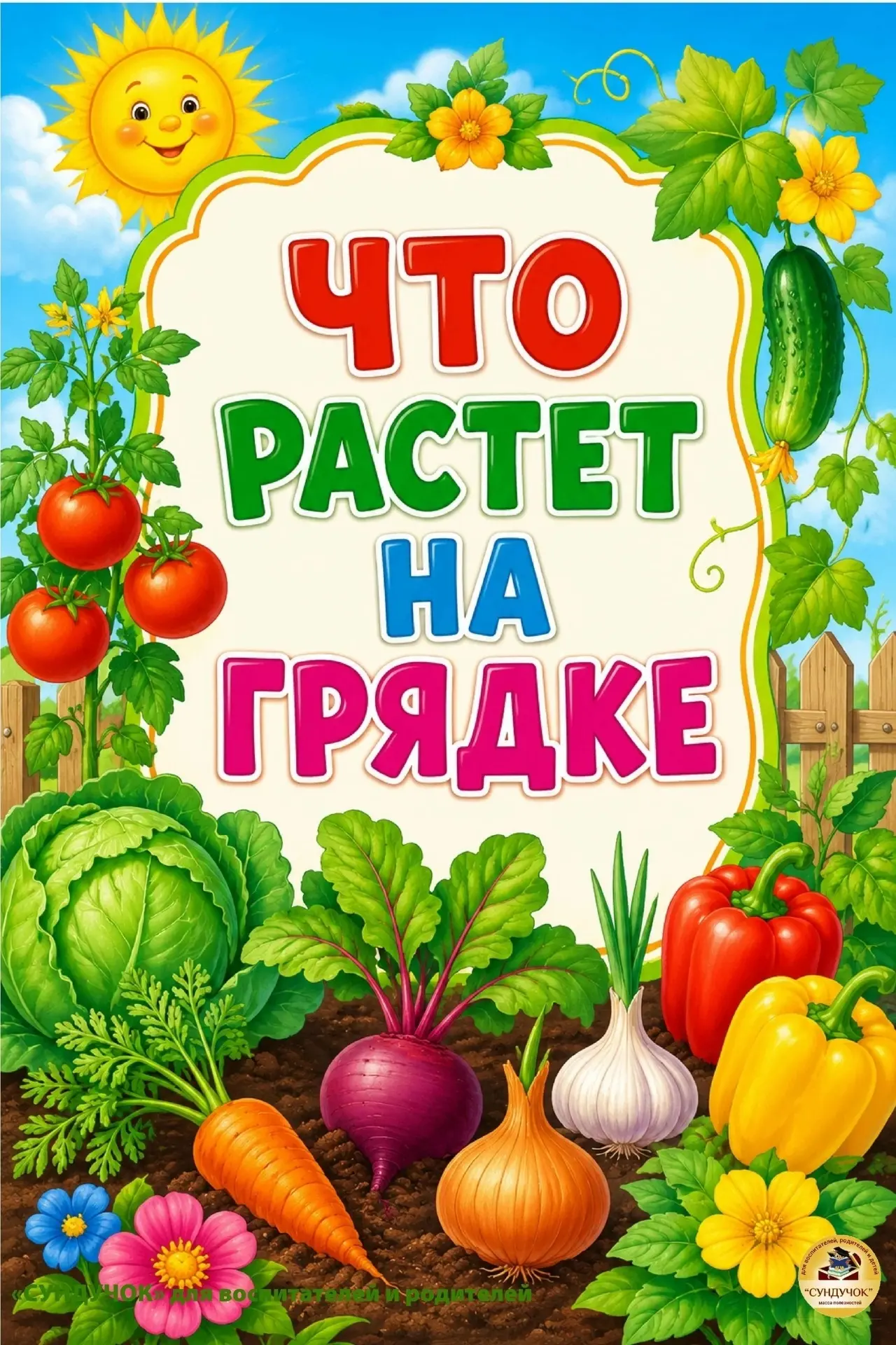 🥒🍅 Что растёт на грядке? Узнаём вместе с малышами! 🍆🥕

Дорогие родители и наши юные огородники! 