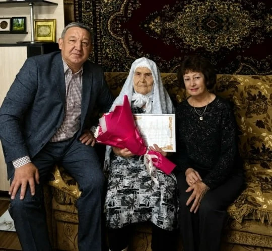 🌷 Ветеран труда из района отметила 90-летний юбилей