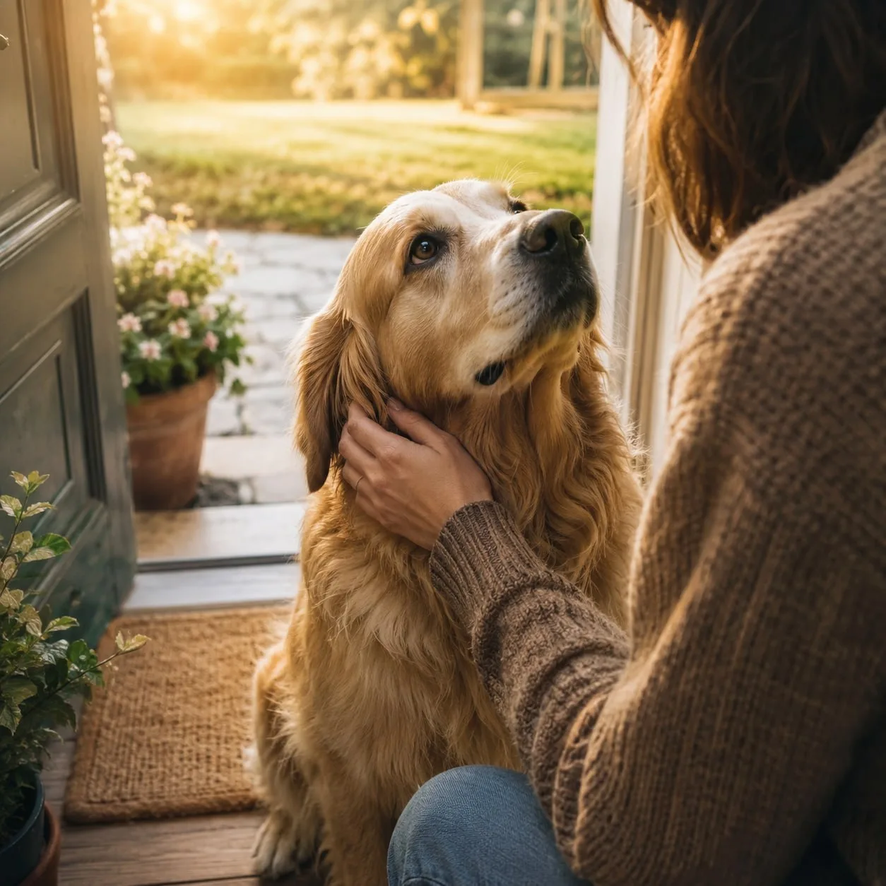 🐕 Мы годами ищем рецепт идеальной любви, а он всё это время вилял хвостом на пороге.
Собаки не умею