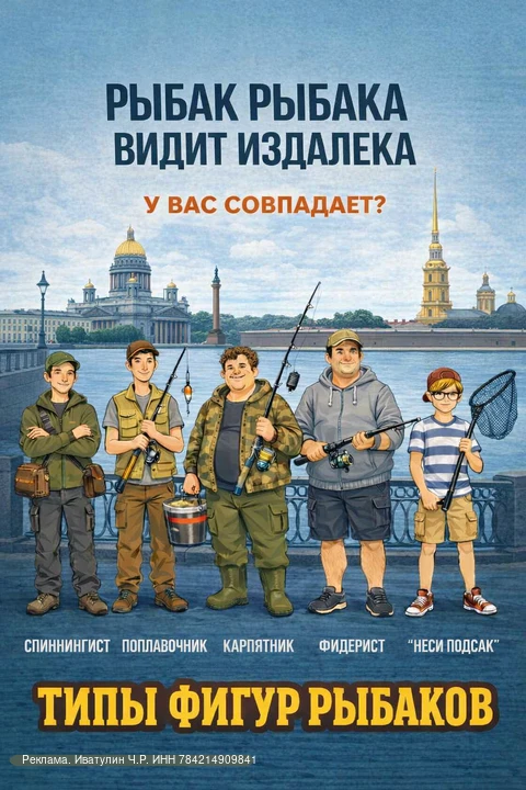 Топ 3 канала о🎣 рыбалке и 🏕️отдых на природе в СПб и ЛО: