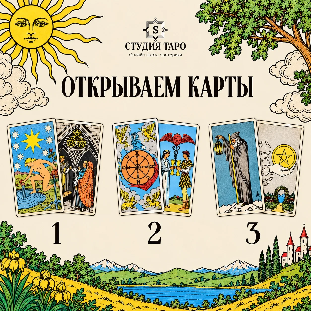 Открываем карты - ваше послание на неделю