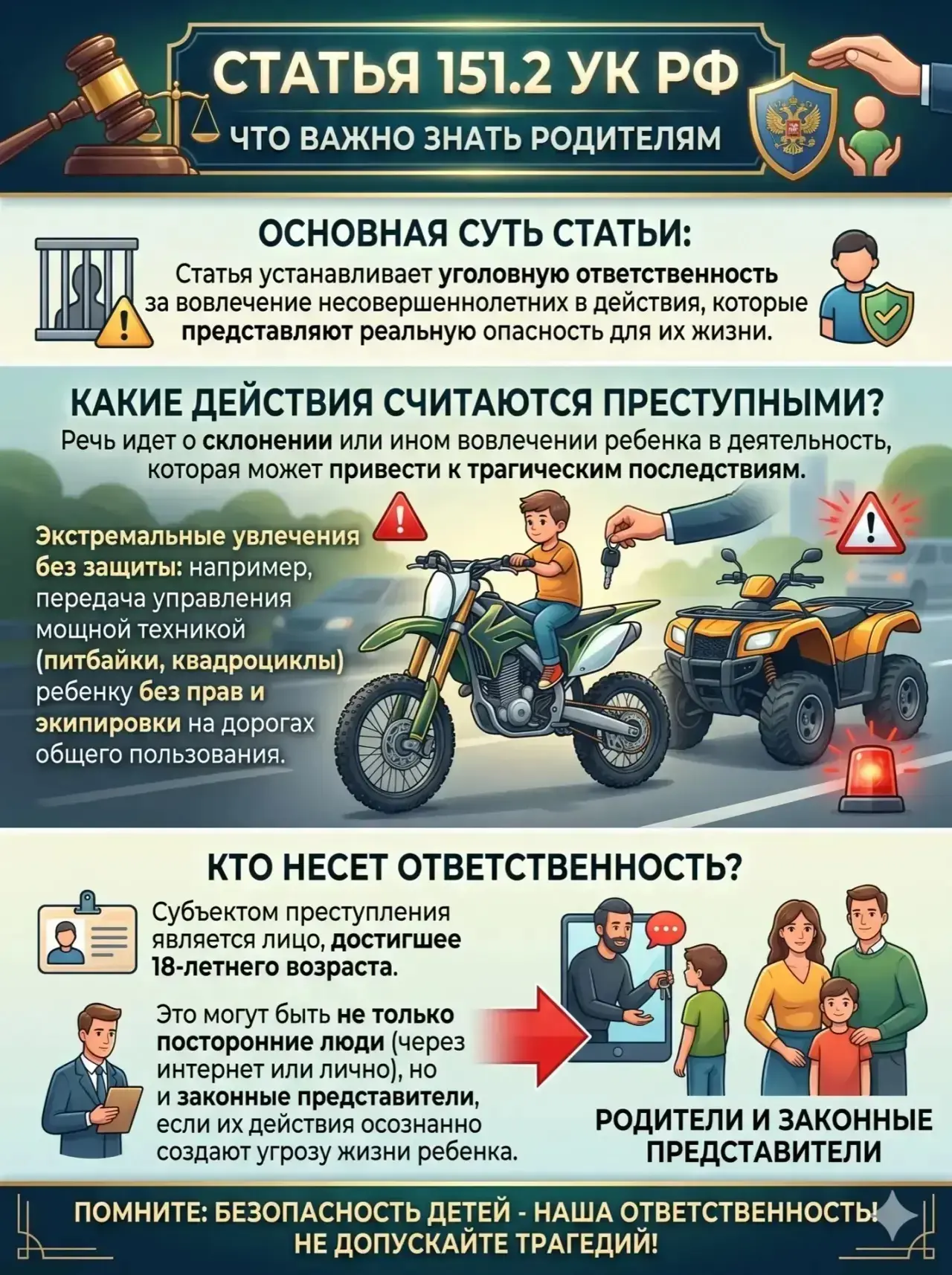 Статья 151.2 УК Рф👮🏻‍♂️