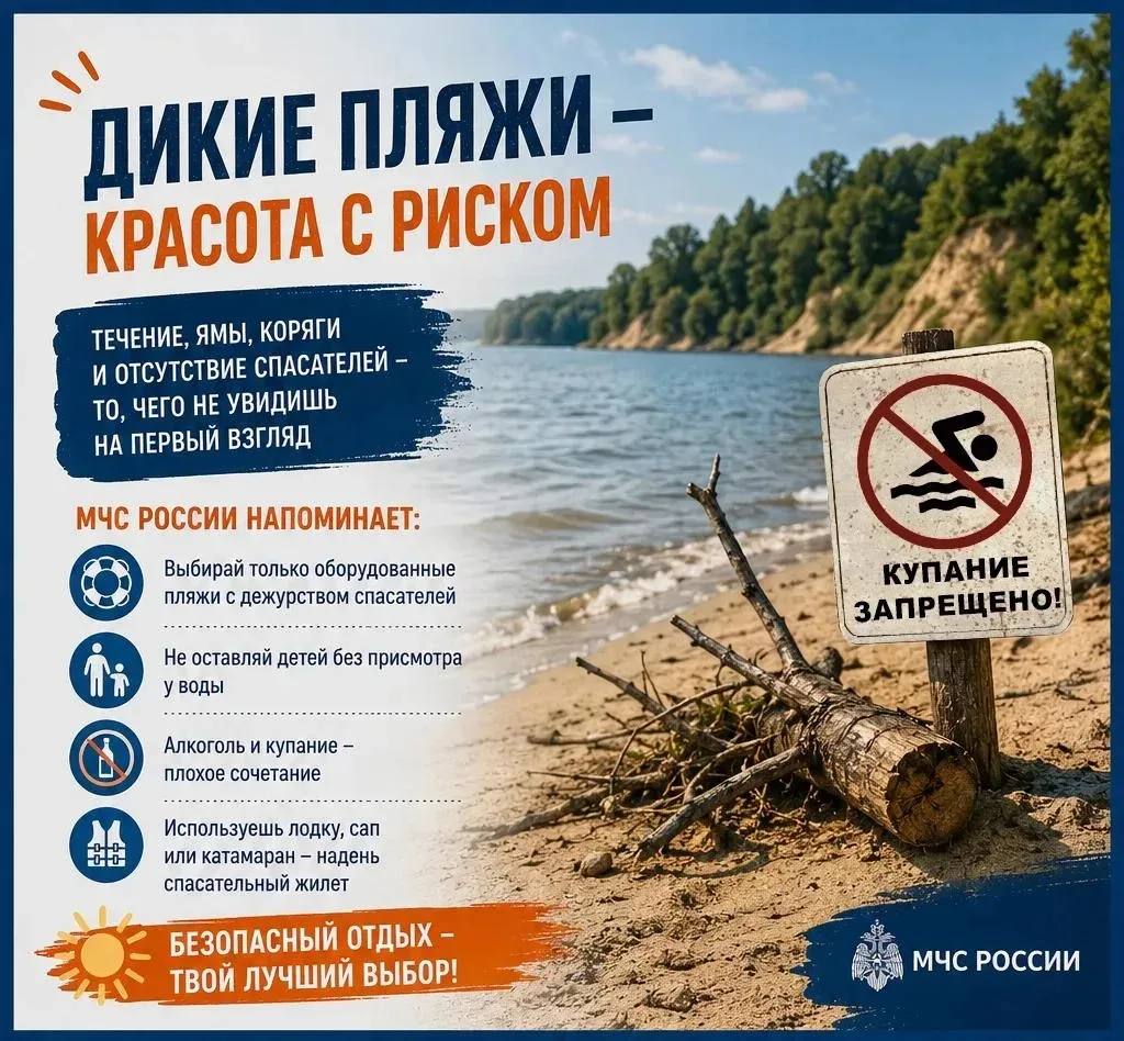 ✅Оборудованные пляжи остаются реально безопасным местом отдыха. За прошлый год на них не утонул ни о