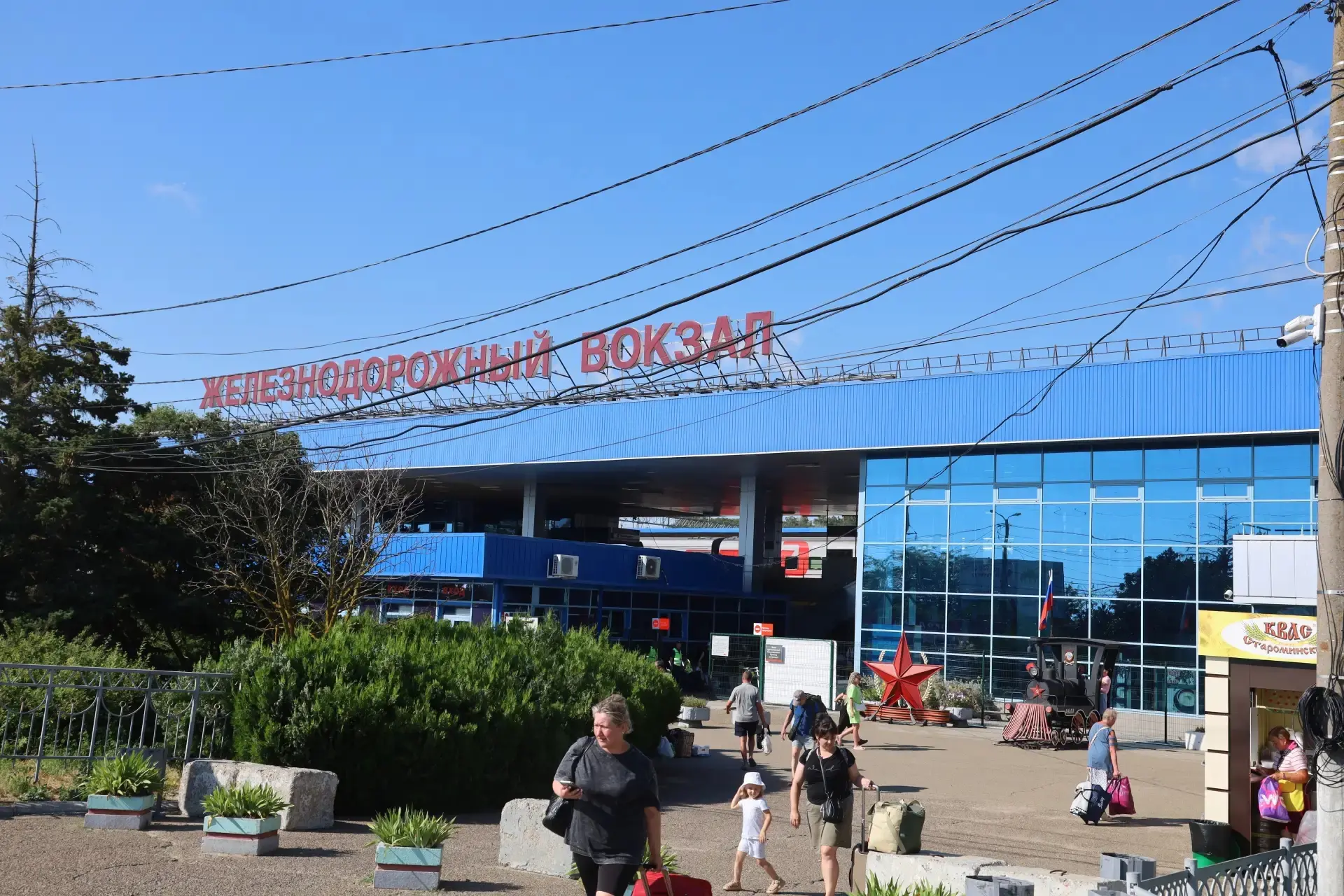 В июне пассажиропоток на ж/д вокзале Анапы вырос почти на четверть.