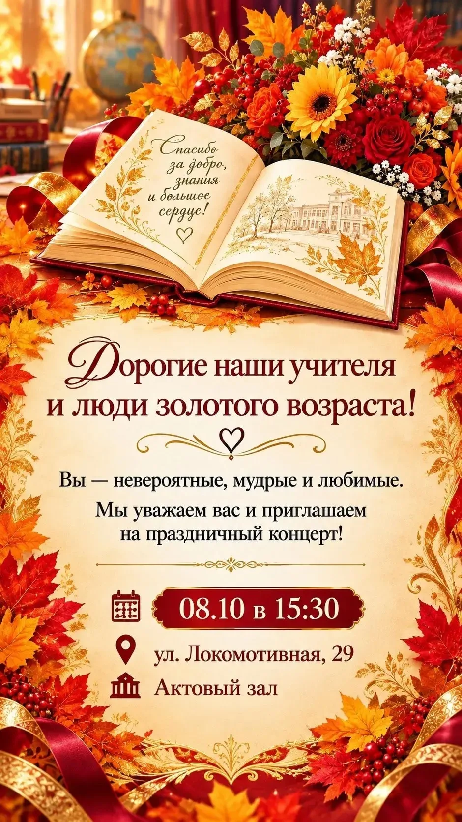 Приглашаем на праздничный концерт!