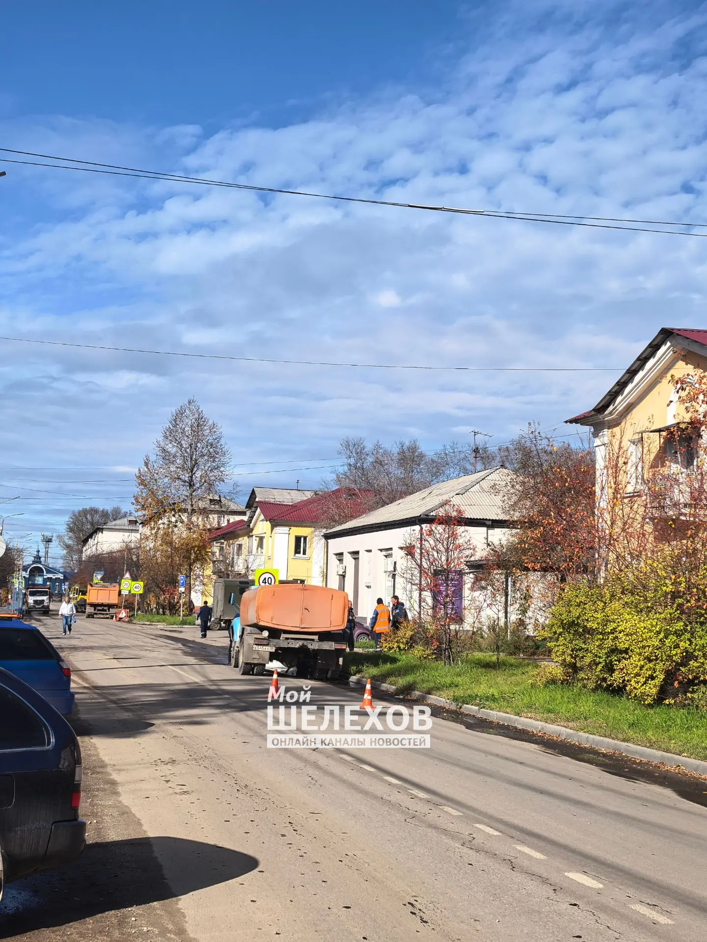 И снова ремонтные работы между 2-м и 5-м кварталами.