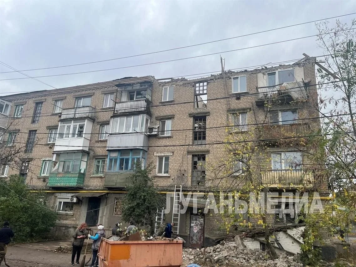 ‼️Сегодняшней ночью Красный Луч снова был атакован украинскими БПЛА