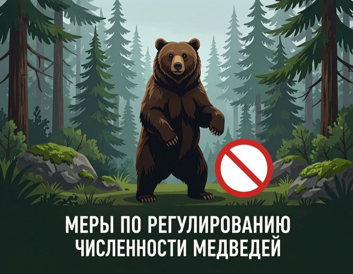 🐻 В связи с повсеместным выходом медведей в населённые пункты в республике приняты мер...