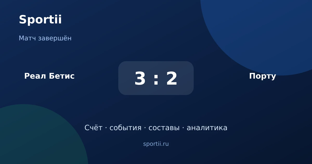 ⚽ Матч завершён