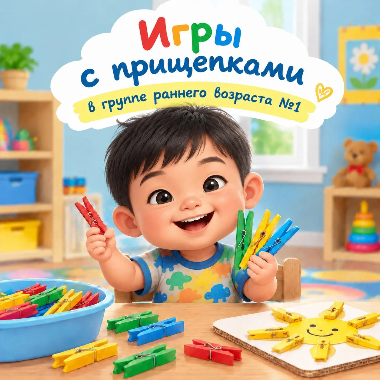 🎈В ясельной группе №1 каждый день наполнен маленькими открытиями и большими победами!