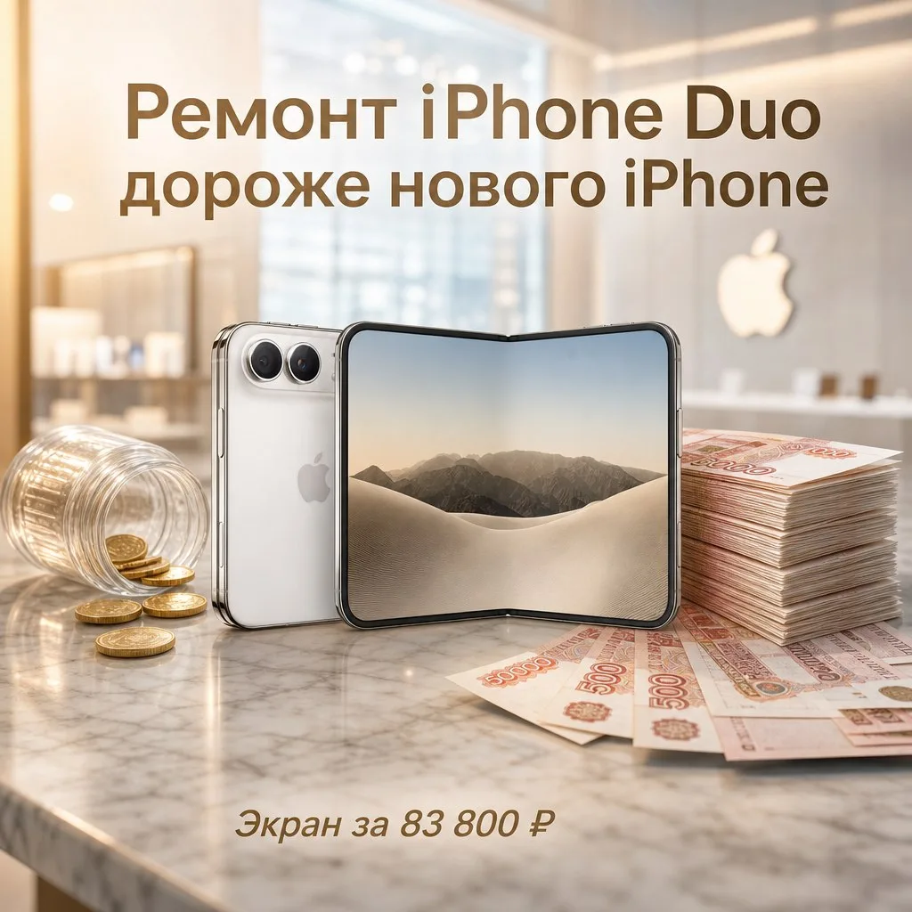 Apple раскрыла цены ремонта iPhone Duo