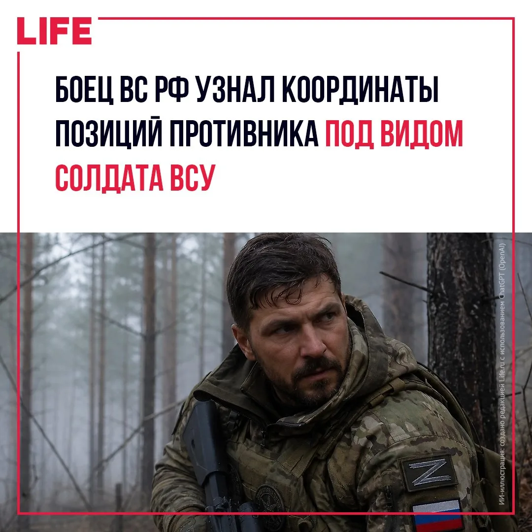 Российский боец притворился украинским военным и выведал у противника расположение пози...