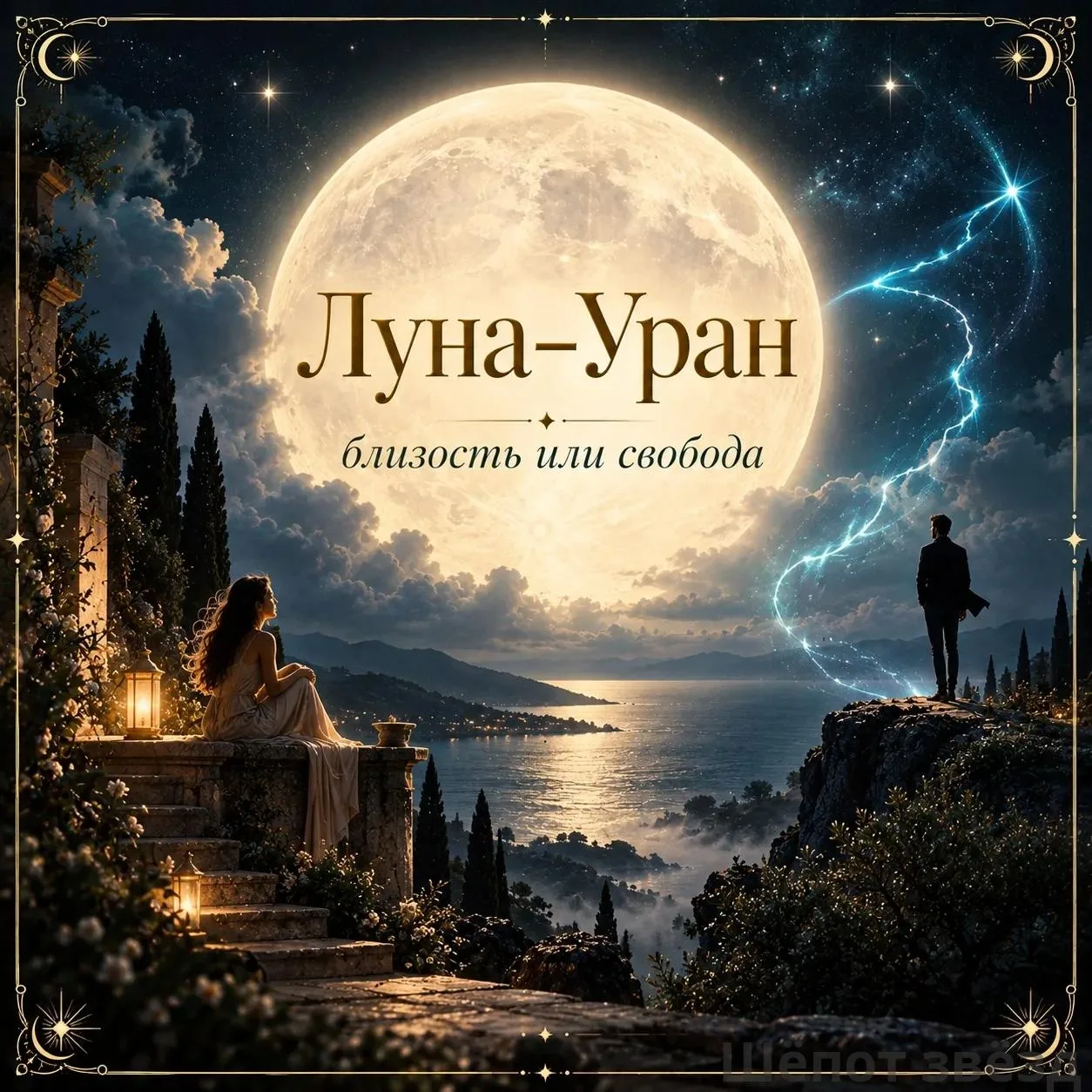 🌙 Луна–Уран: почему вам то очень нужна близость, то внезапно хочется исчезнуть