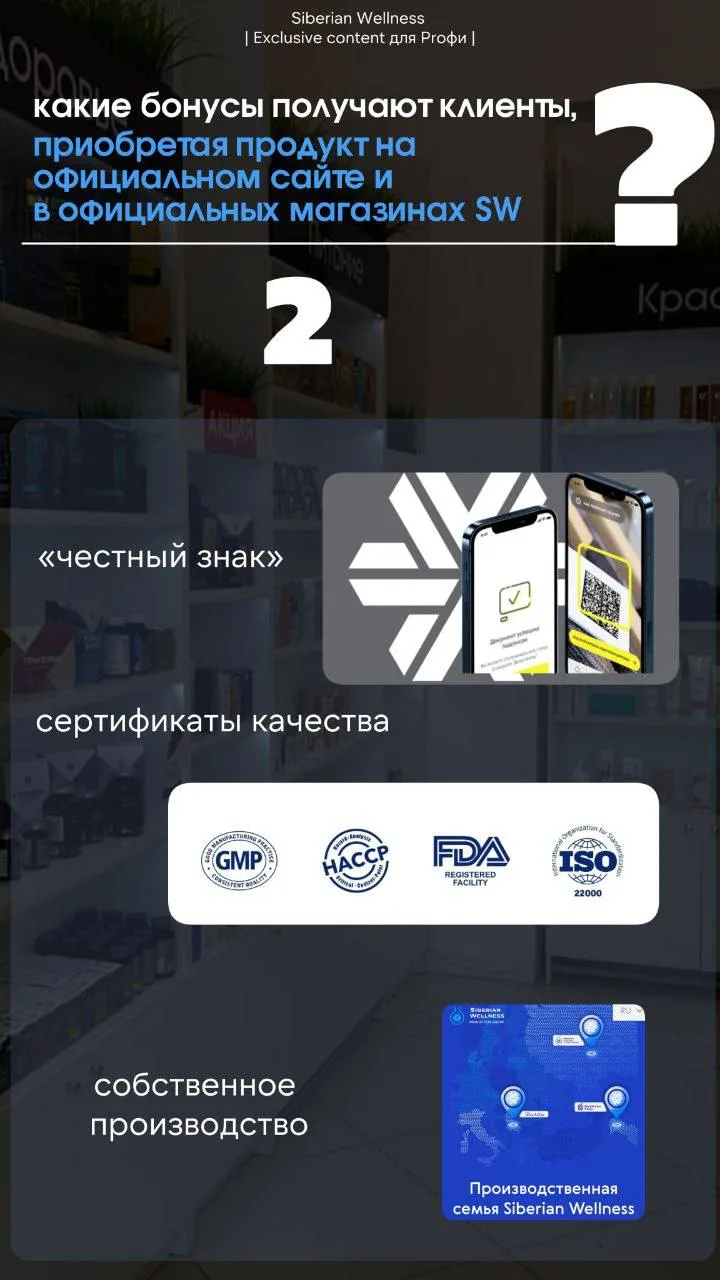 ✅ 2. Абсолютная Гарантия Качества и Безопасности Siberian Wellness ✅